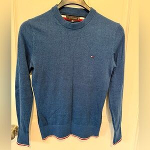 Tommy Hilfiger Men's Classic Blue Crewneck Sweater